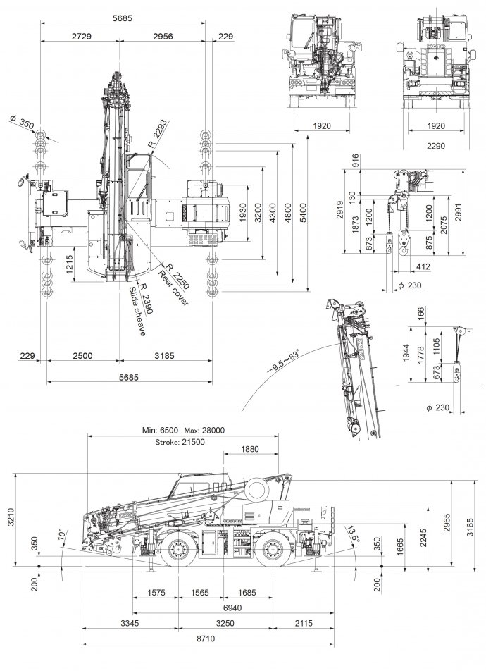 20t Kato CR200RI Crane Details | Borger Cranes